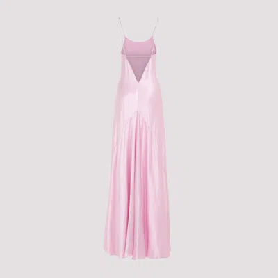 Shop Victoria Beckham Floorlength Pink & Purple Cami Dress For Women