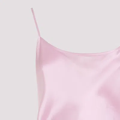 Shop Victoria Beckham Floorlength Pink & Purple Cami Dress For Women