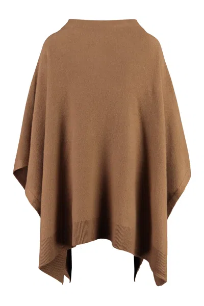Shop Vince Stylish Cashmere Cape For Women In Beige