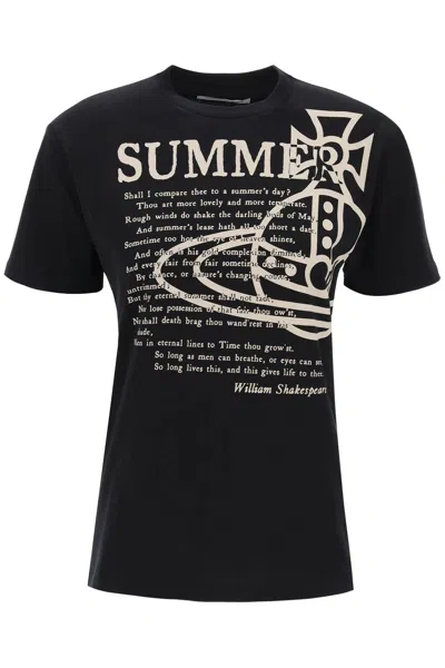 Shop Vivienne Westwood Classic Summer T-shirt In Black
