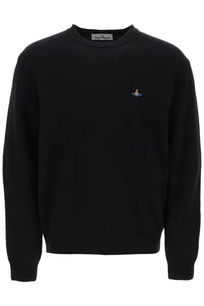 Shop Vivienne Westwood Men's Black Merino Wool Sweater