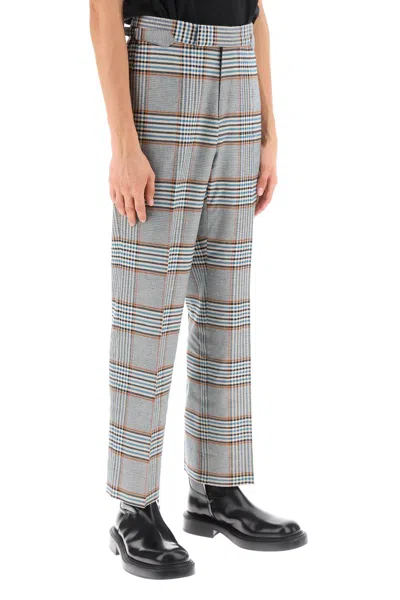 Shop Vivienne Westwood Multicolor Tartan Sang Tailored Pants For Men