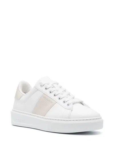 Shop Woolrich Classic Court Leather Sneakers For Women In White