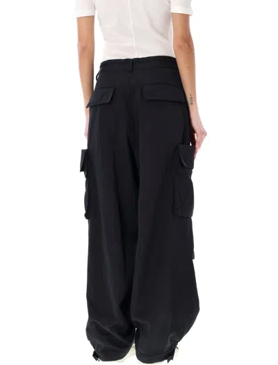 Shop Y-3 Cargo Trousers For Women In Black