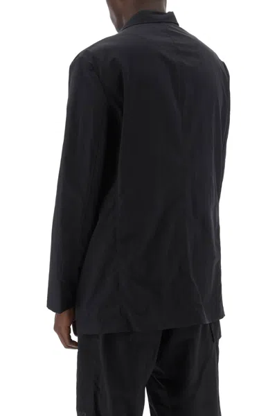 Shop Y-3 Crinkle Nylon Blazer For Men In Black