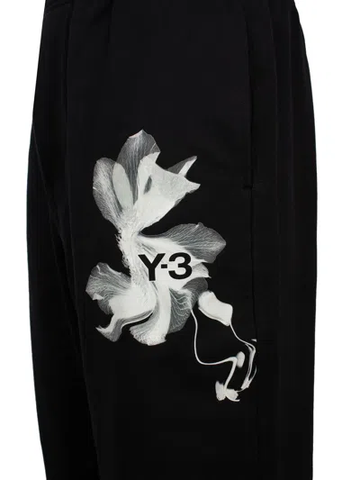 Shop Y-3 Graphic Print Track Pants For Men And Women In Black