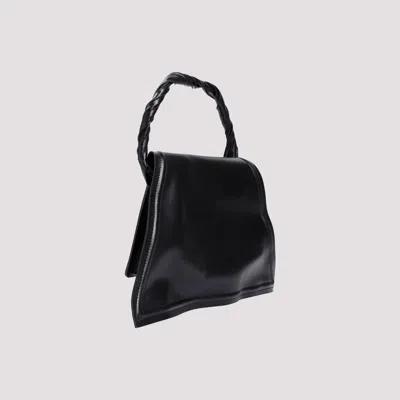 Shop Y/project Stylish Black Leather Shoulder & Crossbody Bag For Women In Ss24