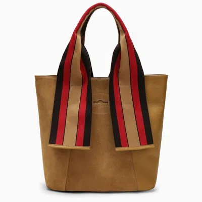 Shop Zanellato Classic Beige Leather Tote Handbag For Women