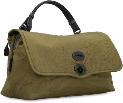 Shop Zanellato Green Luxury Handbag For Women: Creased Fabric, Adjustable Strap, Silver-tone Hardware