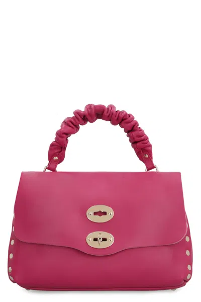 Shop Zanellato Luxurious Pink Leather Handbag For Women