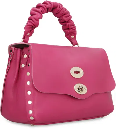 Shop Zanellato Luxurious Pink Leather Handbag For Women