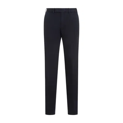 Shop Zegna Men's Summer Chino Pants In Blue