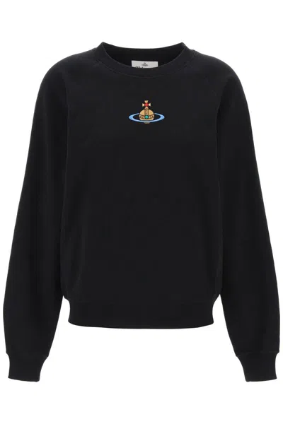 Shop Vivienne Westwood Organic Cotton Sweatshirt In Black