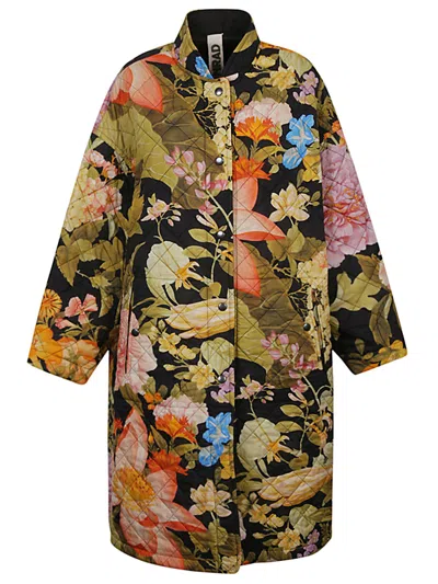 Shop Konrad Green Camouflage Print Oversized Jacket For Women