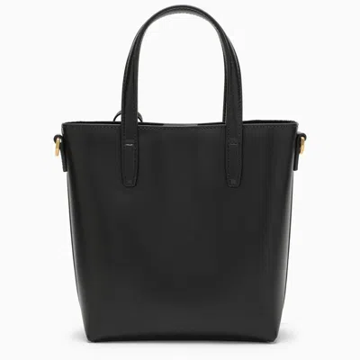 Shop Saint Laurent Mini Shopping Handbag In Black