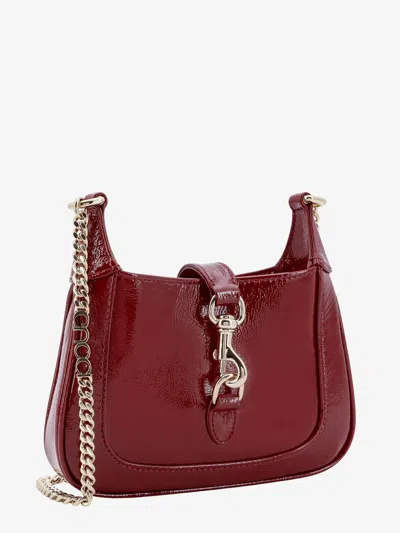 Shop Gucci Woman Jackie Notte Woman Red Handbags