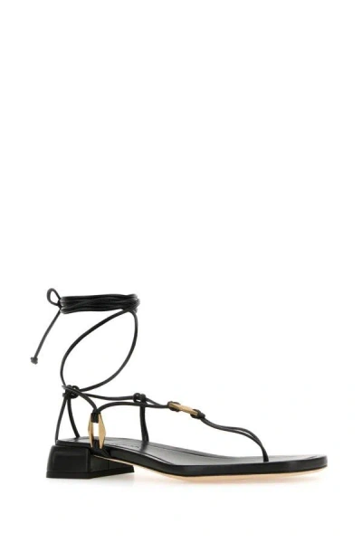 Jimmy Choo Black Onyxia Heels In Black