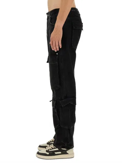 Shop Represent Cargo Pants "r3ca" In Black