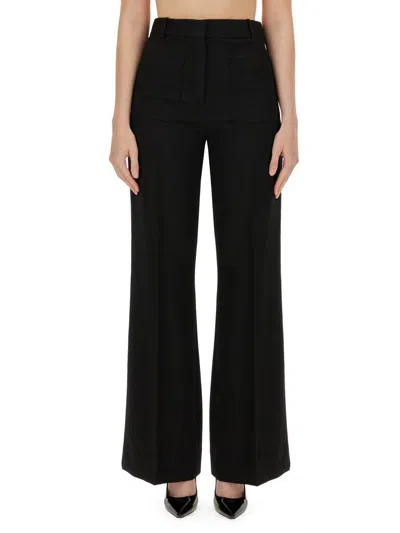 Shop Victoria Beckham Pants "alina" In Black