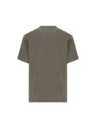Shop Golden Goose T-shirts And Polos In Dusty Olive