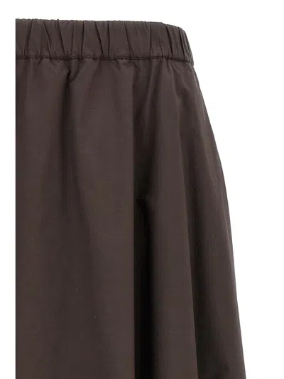 Shop P.a.r.o.s.h . 'canyox' Skirt In Brown