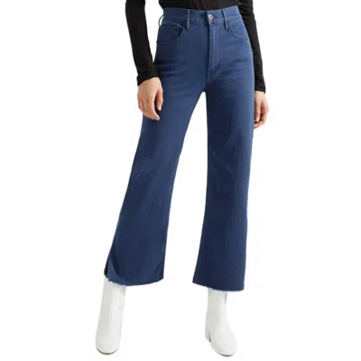 Shop 3x1 3 X 1 Women's W4 Shelter Wide Leg Crop Arrow Jeans In Blue