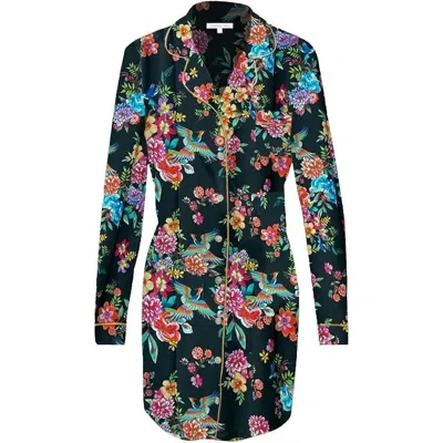 Johnny Was Women Sognatore Neros Long Sleeve Sleepwear Shirt In Multi