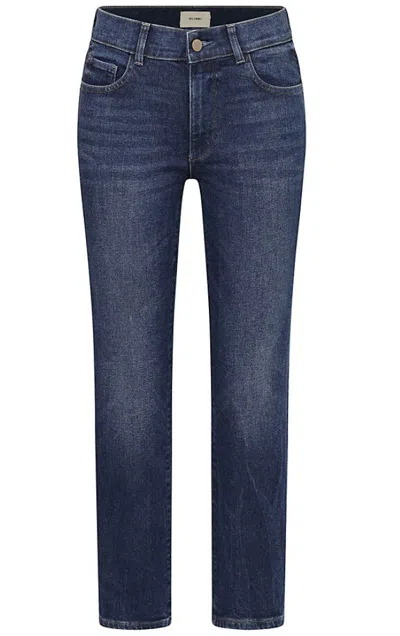 Dl1961 Women's Mila Cigarette Mid-rise Jeans In Palmwood In Blue