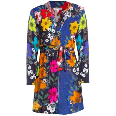 Johnny Was Women Archimal Floral Print Cotton Modal Sleep Robe Multi In Multi