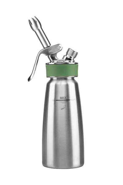 Isi Eco Series Green Whip Stainless Steel Whipper, 1 Pint In Silver