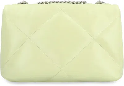 Shop Tory Burch Kira Leather Shoulder Bag In Green