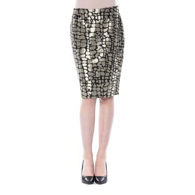 Byblos Viscose Women's Skirt In Gold