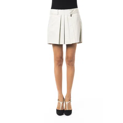 Shop Byblos Cotton Women's Skirt In Grey