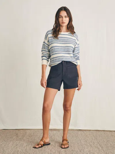 Faherty High Tide Sweater In Bristol Bay