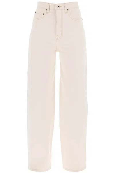 Interior The Ty Jeans In Bull Denim Ecru In Neutro