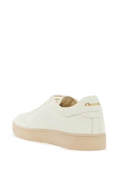 Church's Ivory Leather Largs 2 Sneakers In Bianco