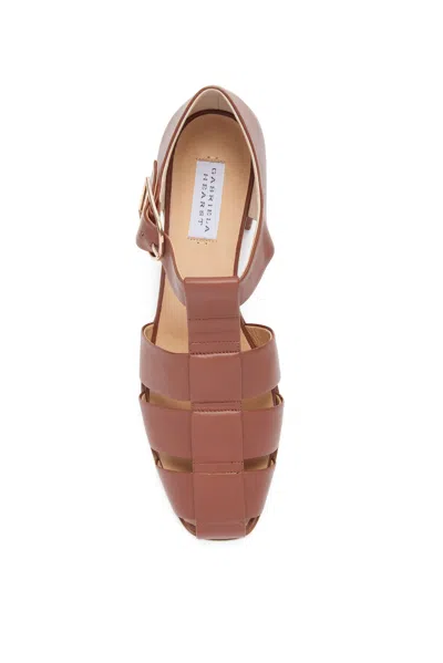 Gabriela Hearst Lyle Block Heel Pump In Cognac Nappa Leather In Cognac