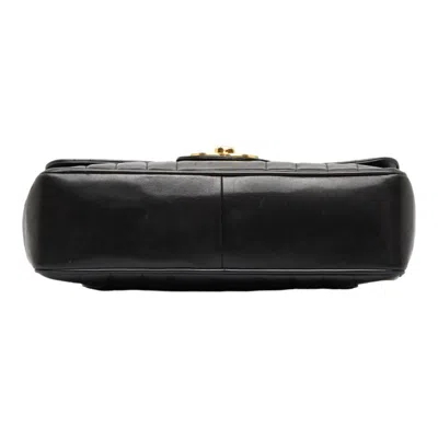 Pre-owned Chanel Mademoiselle Black Leather Shoulder Bag ()