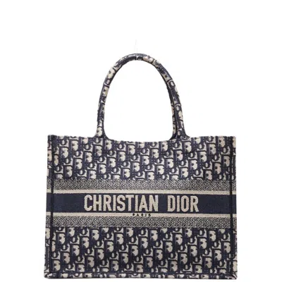 Shop Dior Book Tote Black Canvas Tote Bag ()