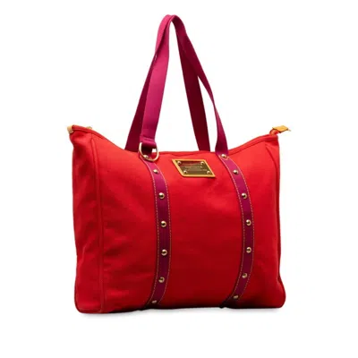 Pre-owned Louis Vuitton Antigua Pink Canvas Shoulder Bag ()