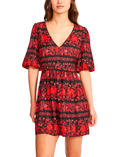 Shop Bb Dakota Schiffer Dress In Red