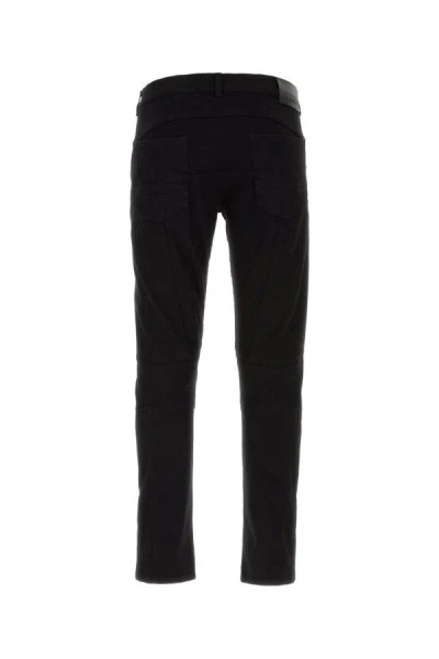 Alexander Mcqueen Versatile Stretch Denim Trousers In Black