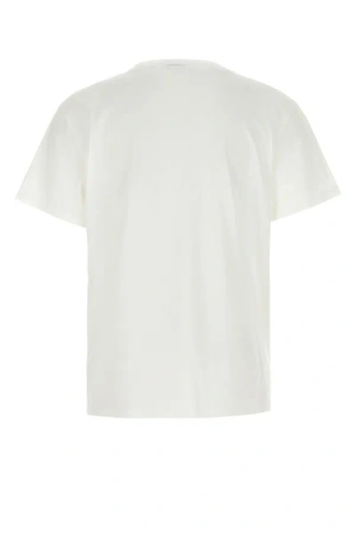 Alexander Mcqueen Skull Print Crewneck T-shirt In White