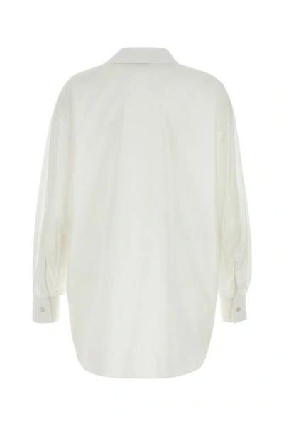 Shop Alexander Mcqueen Woman Camicia In White