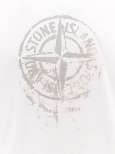 Shop Stone Island Man T-shirt Man White T-shirts