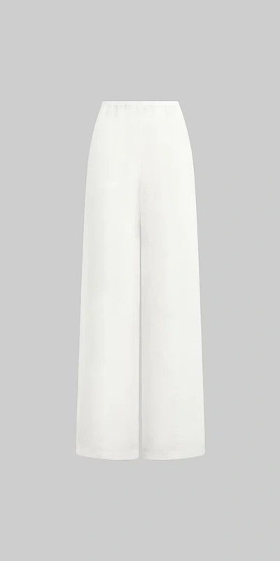 Leset Stella Wide Leg Sequin Linen Pant