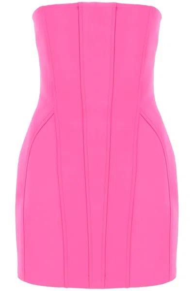 Shop Giuseppe Di Morabito Mini Abito Strutturato In Fuchsia