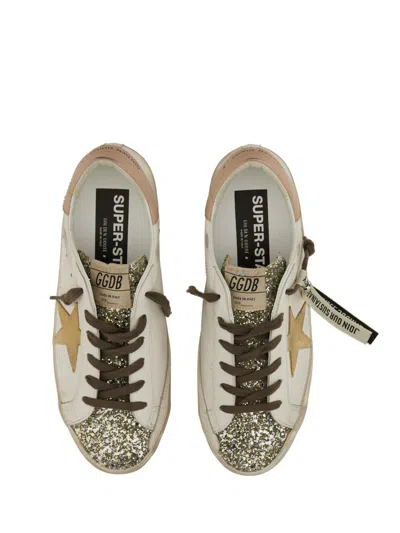 Shop Golden Goose "superstar" Sneaker In Beige