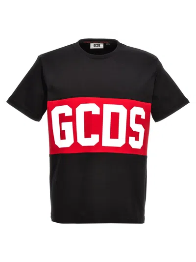 Shop Gcds 'logo Band' T-shirt In Black