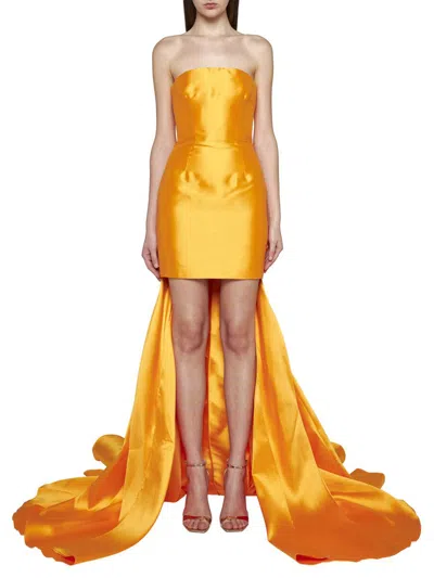 Shop Solace London Dresses In Orange